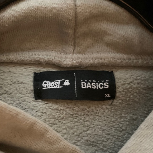 Ghost Basics Heavyweight Green Hoodie w/embroidered logo, Sz XL, EUC - Picture 2 of 4